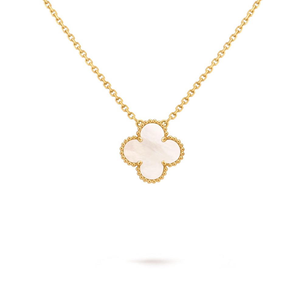 Van Cleef & Arpels Vintage Alhambra Pendant — 18K Yellow Gold, Mother-of-pearl